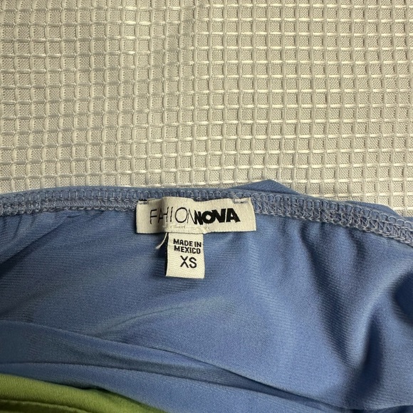 Fashion Nova City Dreamin' Mini Dress - Blue/combo - Picture 4 of 5